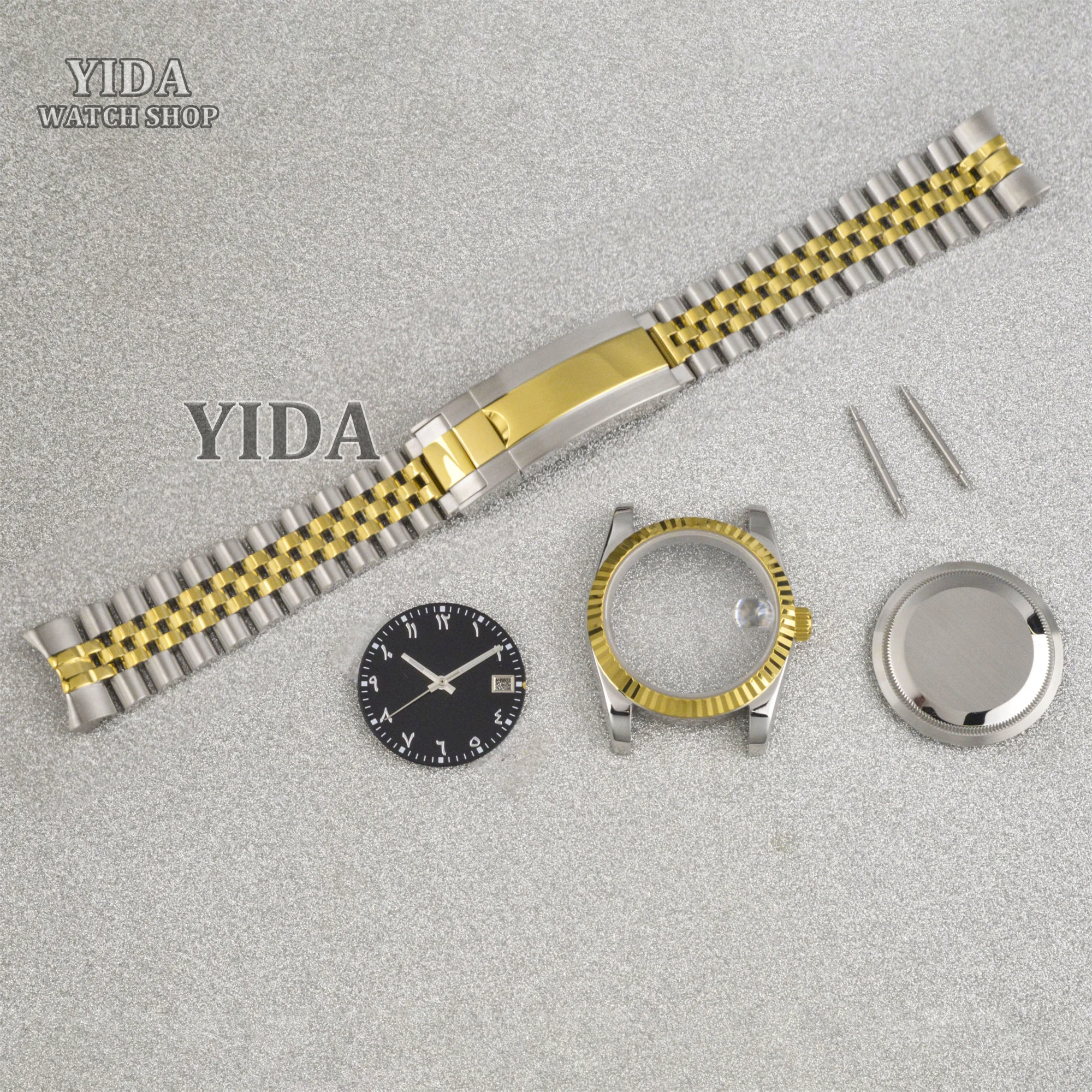 Корпус NH35, 36/39 мм, мужские часы, ремешок из нержавеющей стали, циферблат 28,5 мм, светящиеся стрелки для Datejust NH36, автоматический механизм, механический