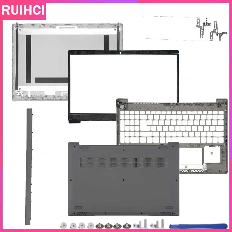 

For IdeaPad 3 15ITL05 3-15ARE05 15S IIL IML3-15 2020 15ADA05 15IGL05 Laptop Belakang LCD/Bezel Depan/Palmrest/Bawahsilver