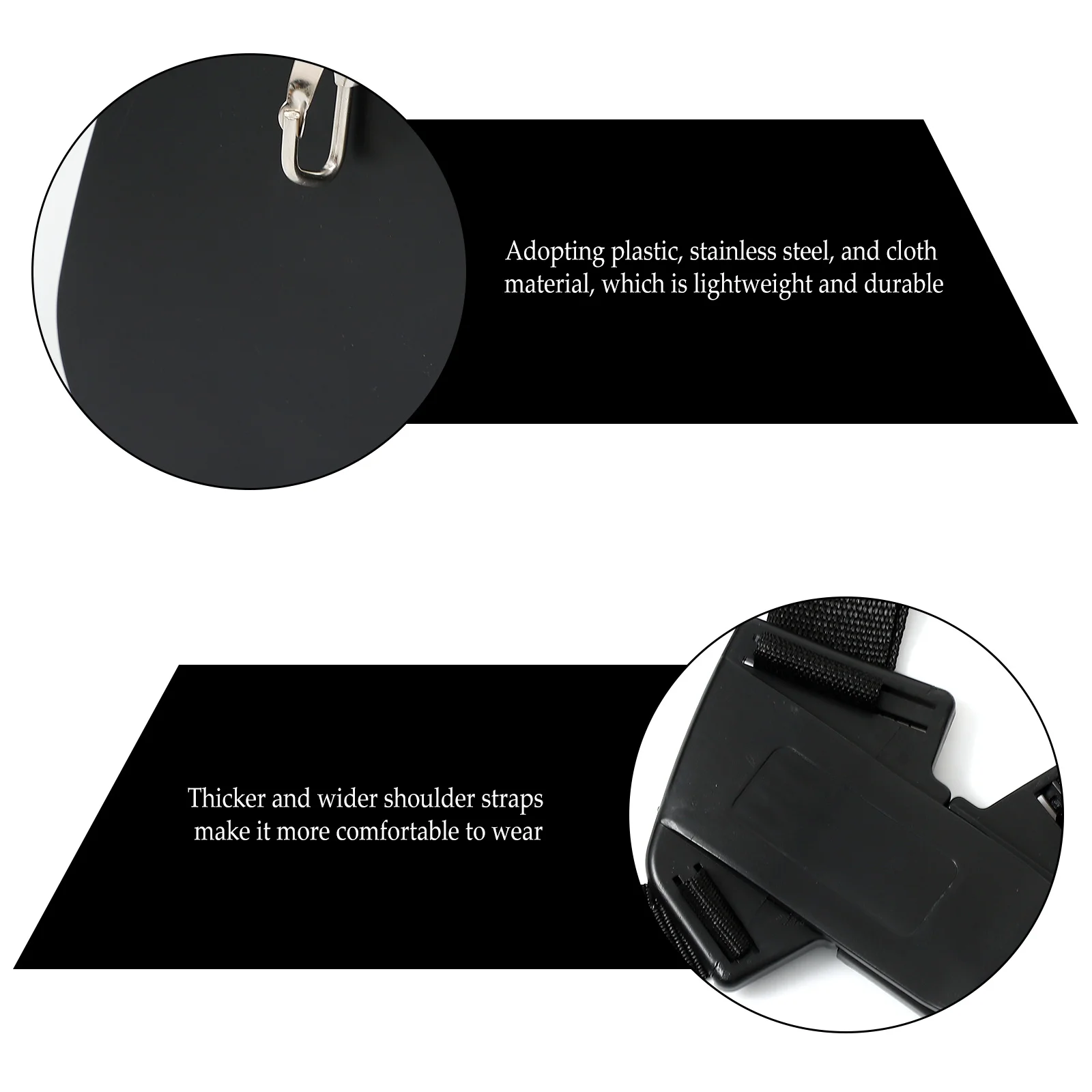 

1pc Lawn Mower Accessories Trimmer Shoulder Strap Harness Belt for Brush Gardening Tools Adjustable Black Double Straps