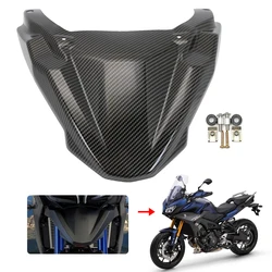 Carbon Front Wheel Fender Beak Extension Cover Extender Cowl For YAMAHA MT09 Tracer FJ09 MT 09 Tracer 2015 2016 2017 2018