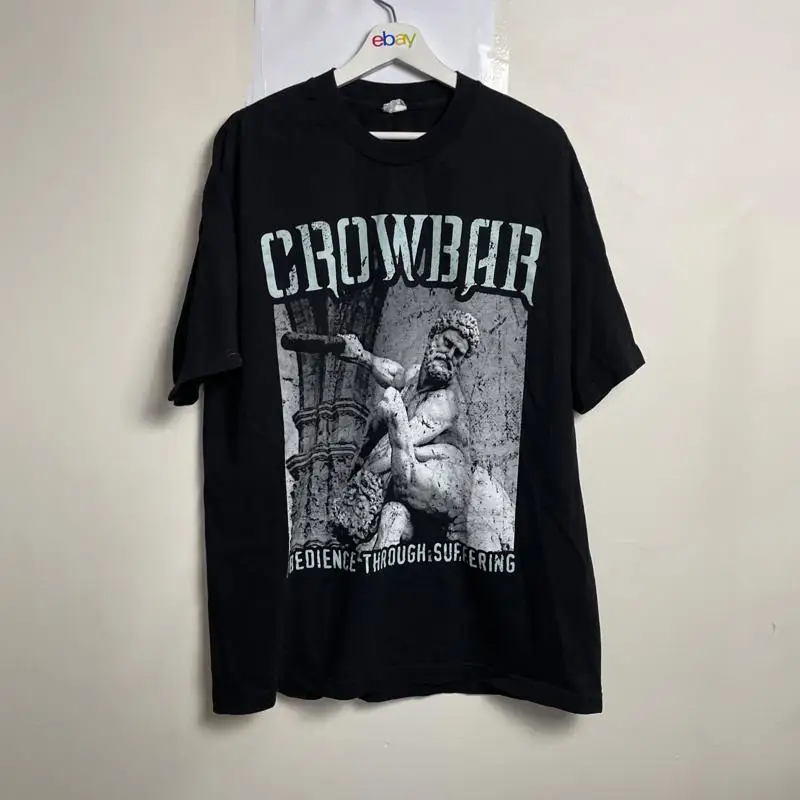 Crowbar Band Shirt Mens XL Black Short Sleeve Graphic Cotton Hardcore