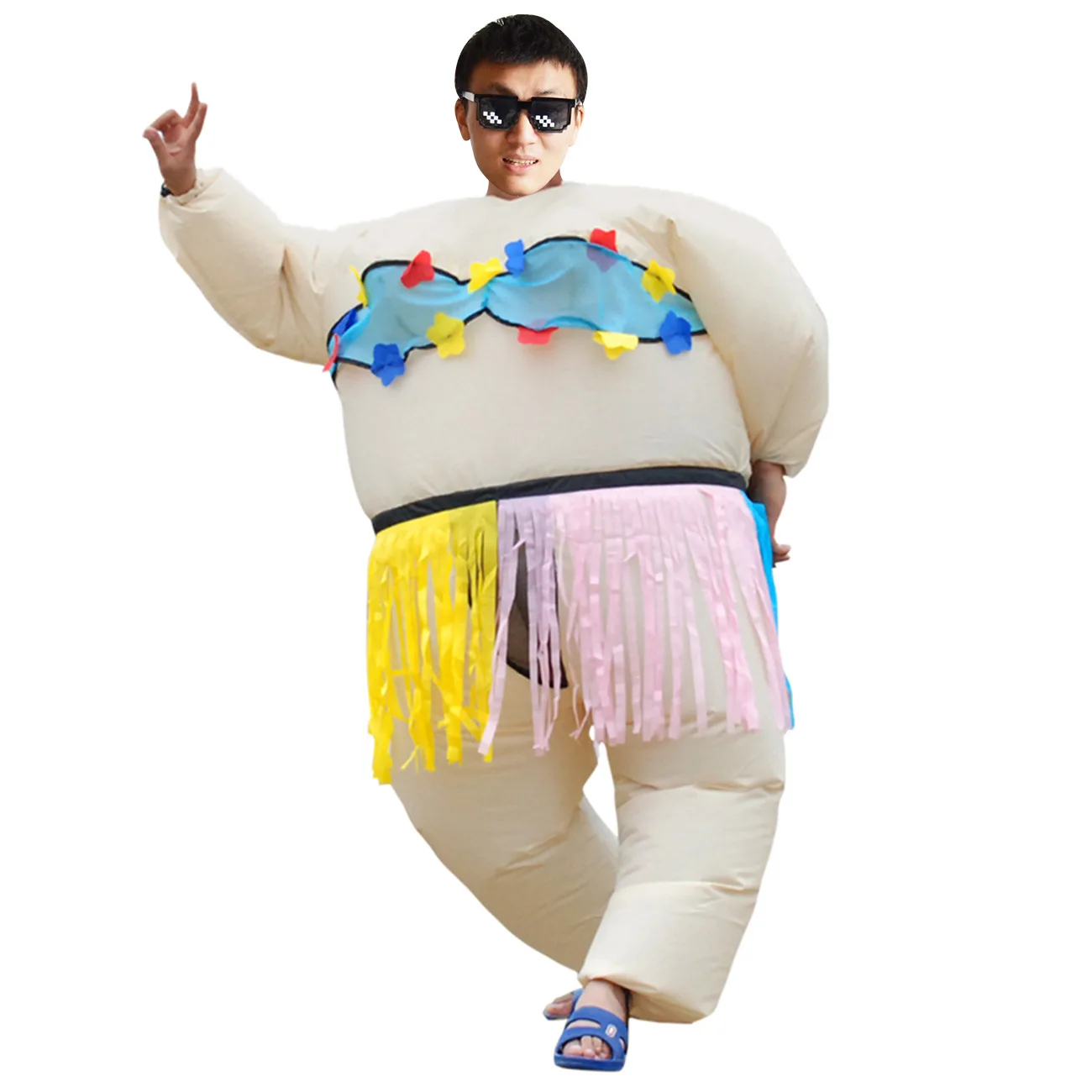 Adult The Original Inflatable BALLET Costume for adult Halloween Cosplay Party Inflate Hula Outfits funny cosplay