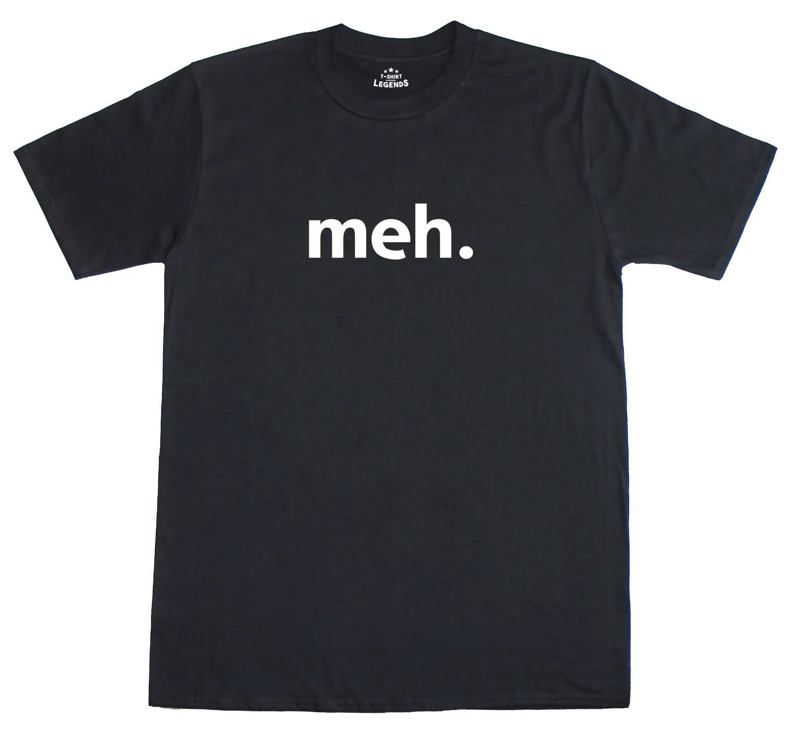 Meh Internet Geek Nerd Funny Mens Regular Fit Cotton T-Shirt