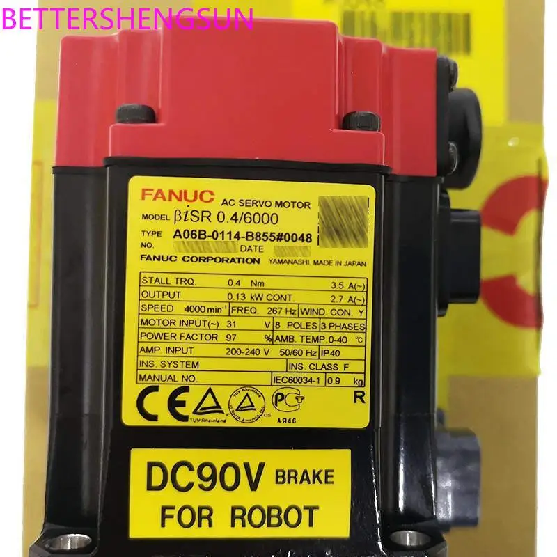 A06B-0114-B855#0048 Original servo motor for robotic arm