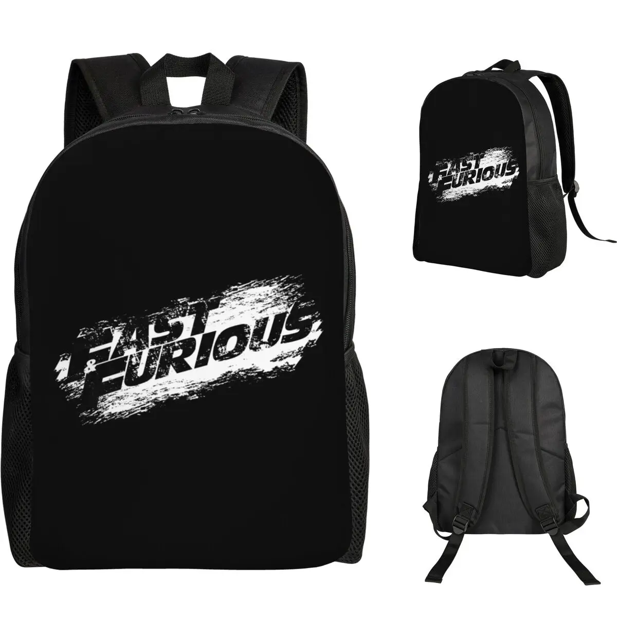 حقيبة ظهر Fast & Furious 9 ذات سعة كبيرة للأولاد والبنات حقيبة كتب مدرسية حقائب كتف للرجال والنساء