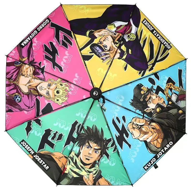 Demon Slayer: Blade Umbrella Anime 2D peripheral Tanjiro villain sunshade and anti-ultraviolet vinyl sunshine and rain