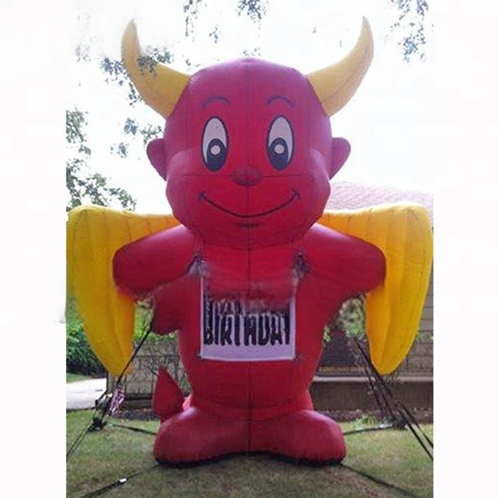 Mascot Inflatable Creative Imp Bull Devil Halloween Party Activity