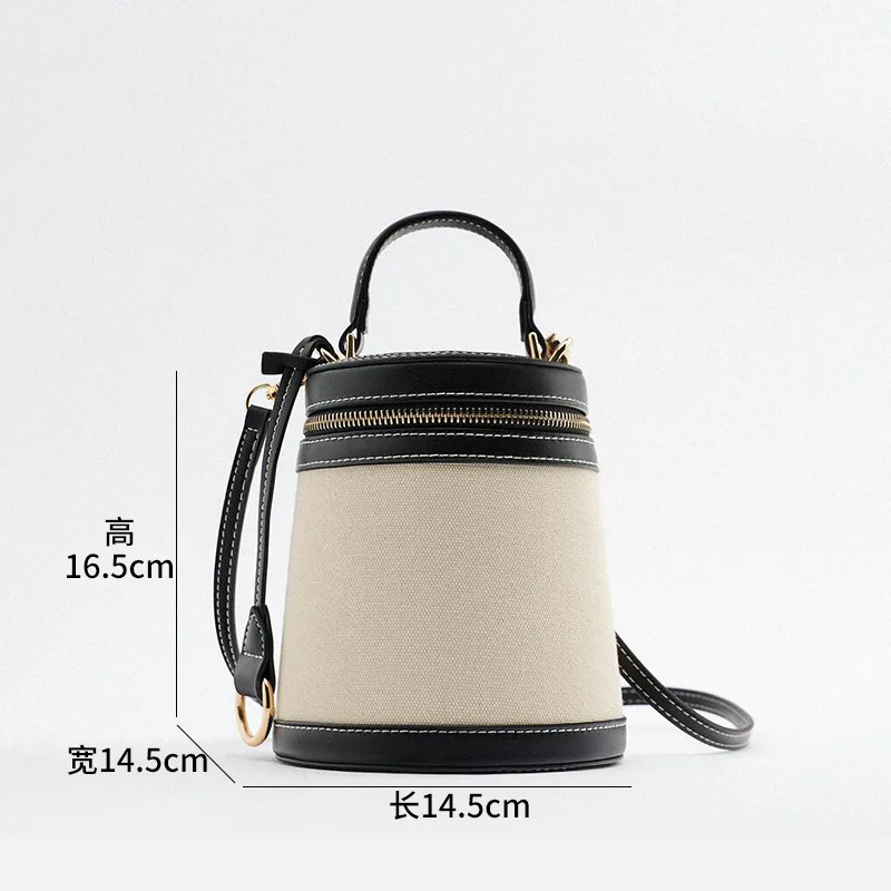 Fashion Bucket Bags Simple Women\'s Bags Shoulder Bags Messenger Crossbody Bags Casual Retro Small Handbag Coin Purse Key Wallet