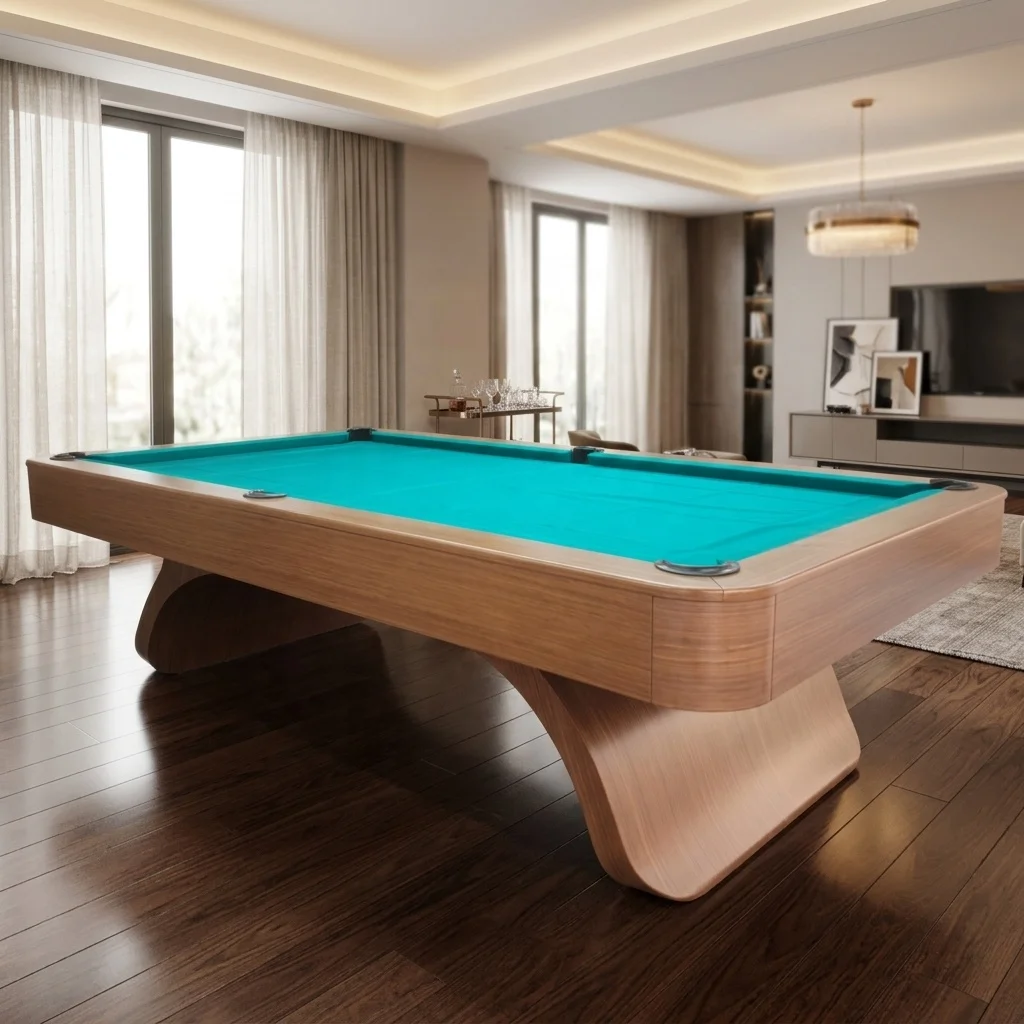 Custom Designer Solid Wood Luxury Professional Modern Slate 3 in 1 Dining Pool Tables Billiard Table Mesa Billar for Home