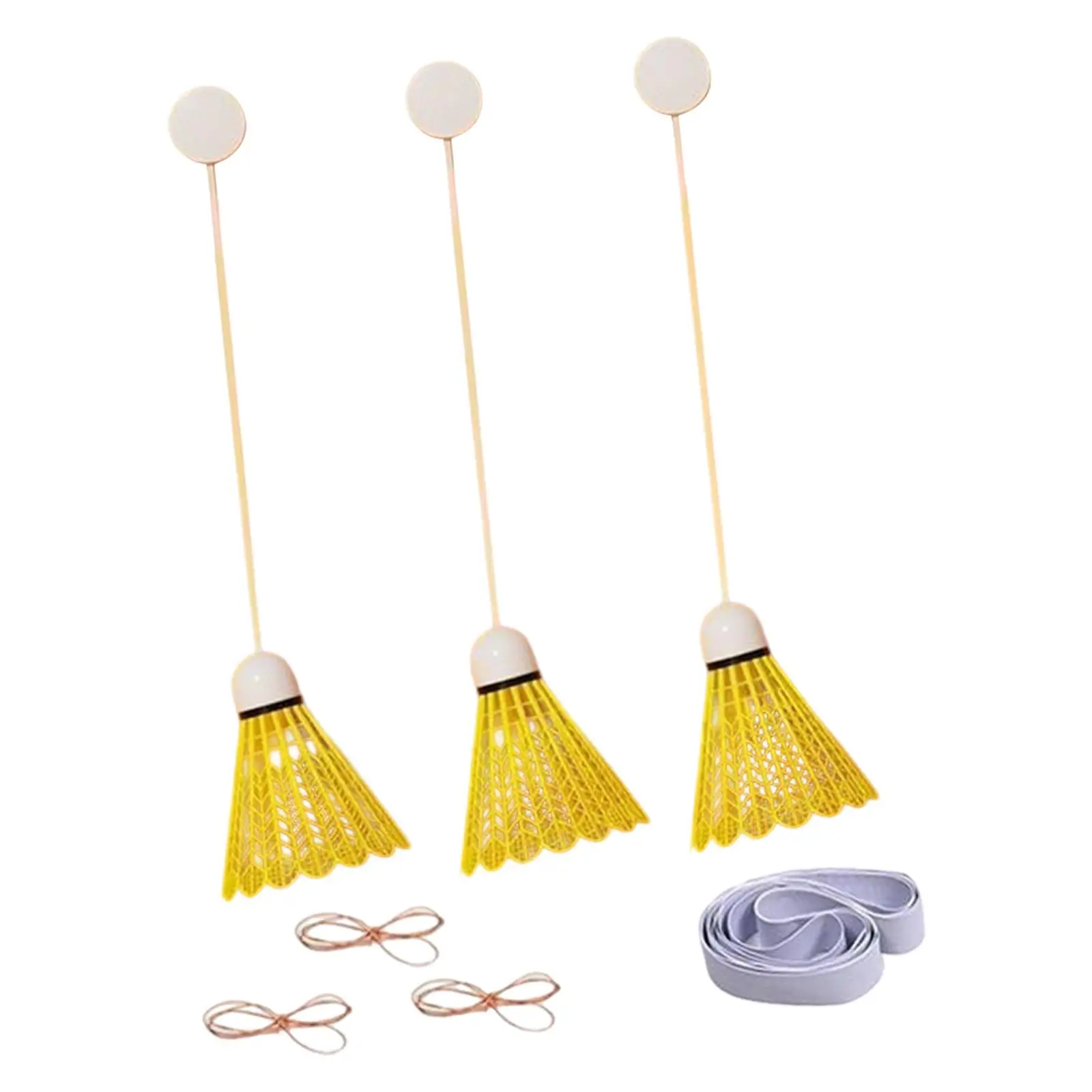 Badminton solo trainer crianças ferramenta de durabilidade solo prática para jogos em casa