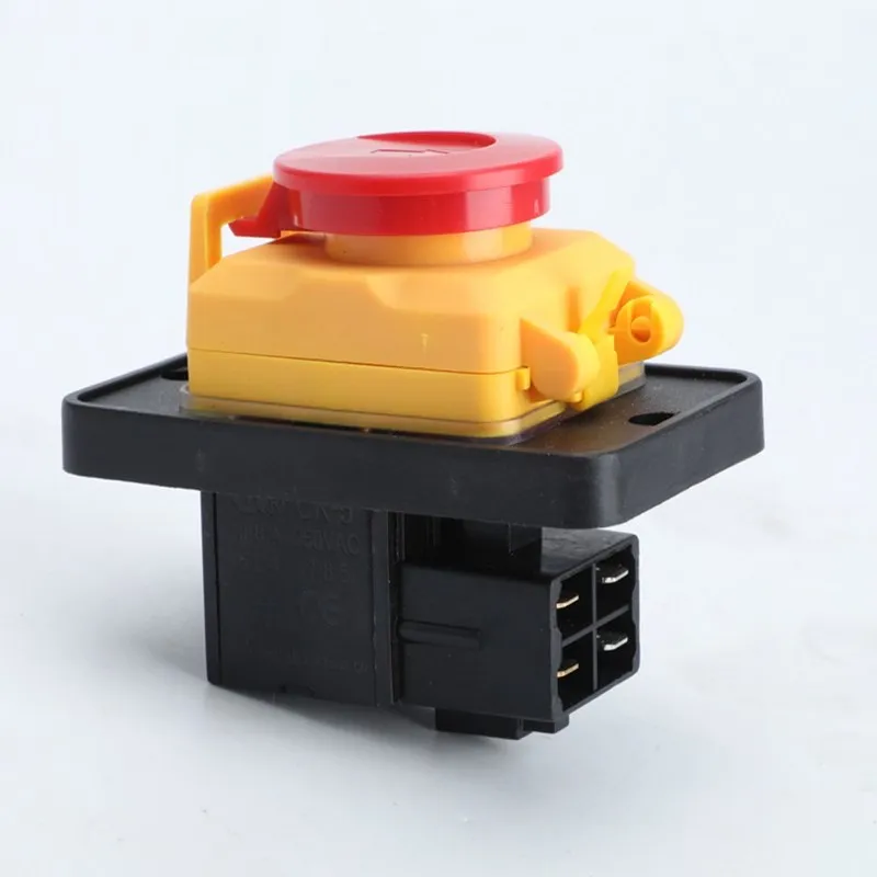 CK5 AC250V 4-Pin Start Stop No Volt Release Push Button Switch Common to woodshop and Metalwork Machines