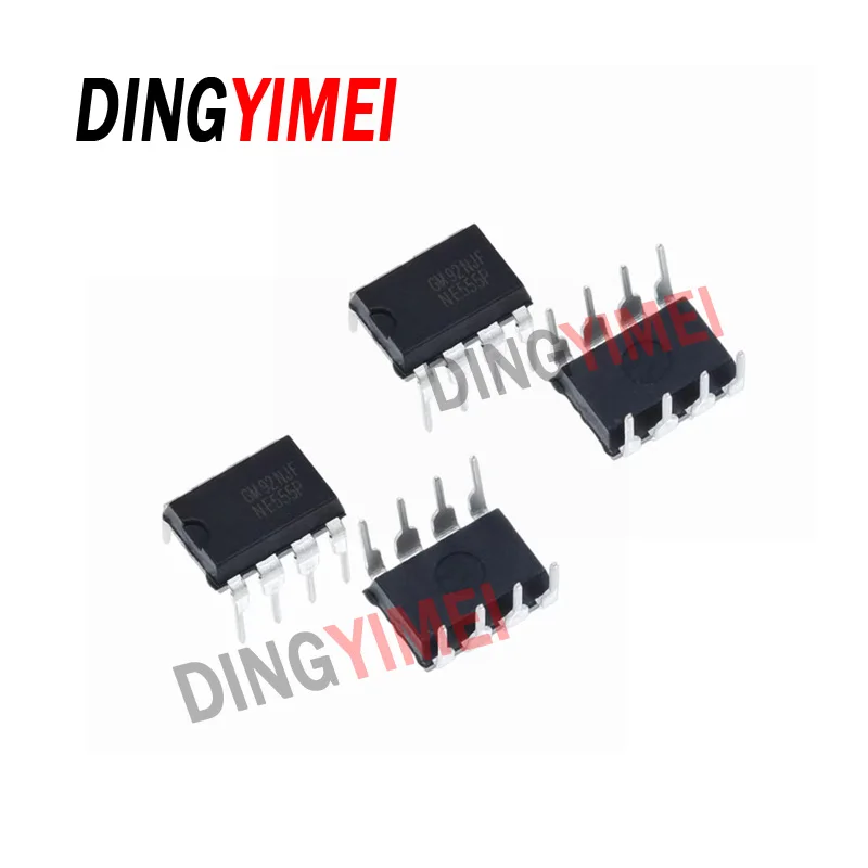 10pcs/lot New NE555 NE555P NE555N PRECISION TIMERS IC DIP-8