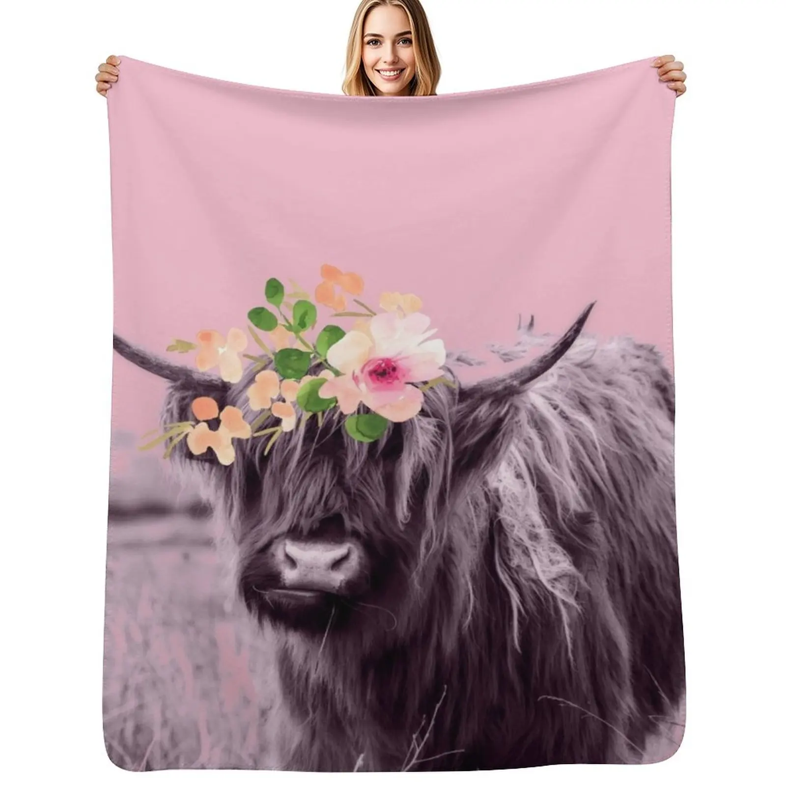 Belle Throw Blanket Stylish Decor Blanket Gift for Friends Roommate