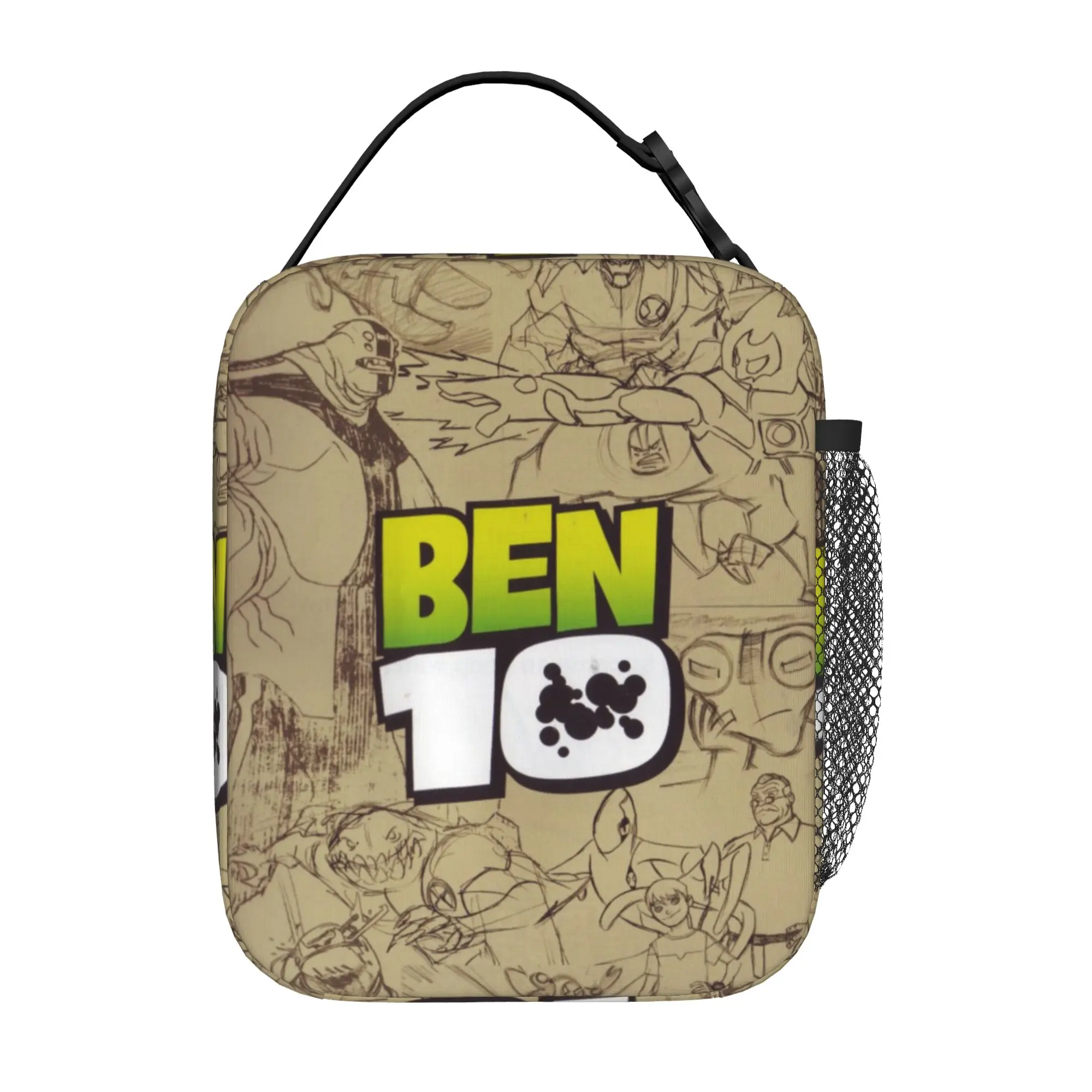 Back to school season  Meal Bag Ben 10 Original Series Comic Art Fashion Good Quality Multi-Function Solid Lunch Bag
