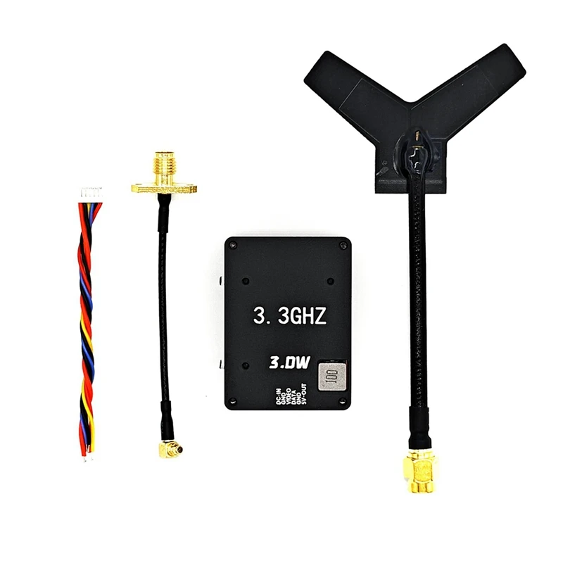 

3.3G 3W VTX 16CH FPV Audio Video Transmitter For FPV Long Range RC Drone