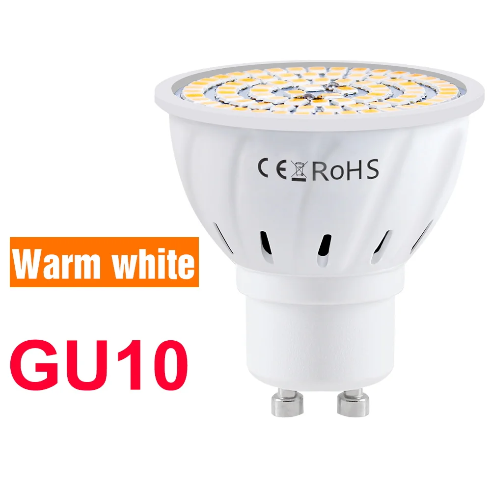Led E27 Lamp Gu10 Spotlight Lamp E14 Warm Wit Licht B22 Led Lamp Ac 220-240V Voor Huis Woonkamer Slaapkamer Studeerkamer Kroonluchters