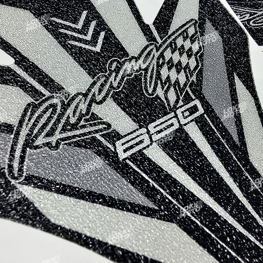 For NINJA 650 ninja 650 2017-2024 Z650 Motorcycle Refit Accessories Thick Frosted Racing Fuel Tank Pad Protector Stickers Kit