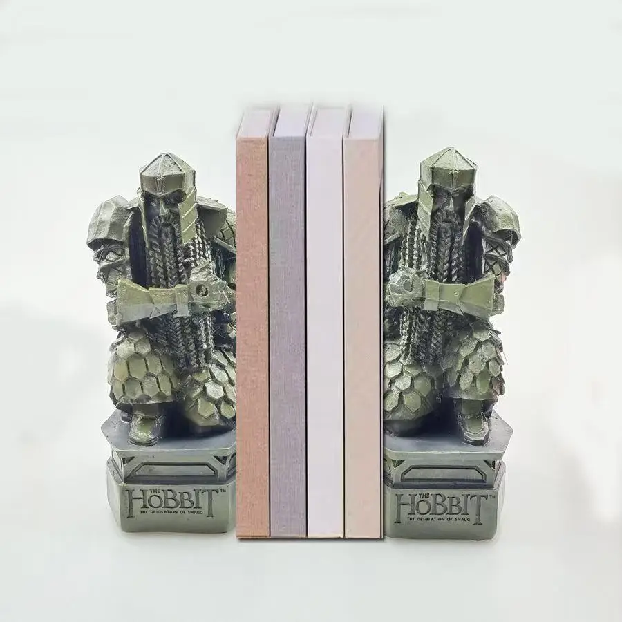 

2 шт./лот Lord Erebor самодельная горная дверь самодельные горные гномы фигурка воина подставка для книг статуя модель домашний декор книжные полки