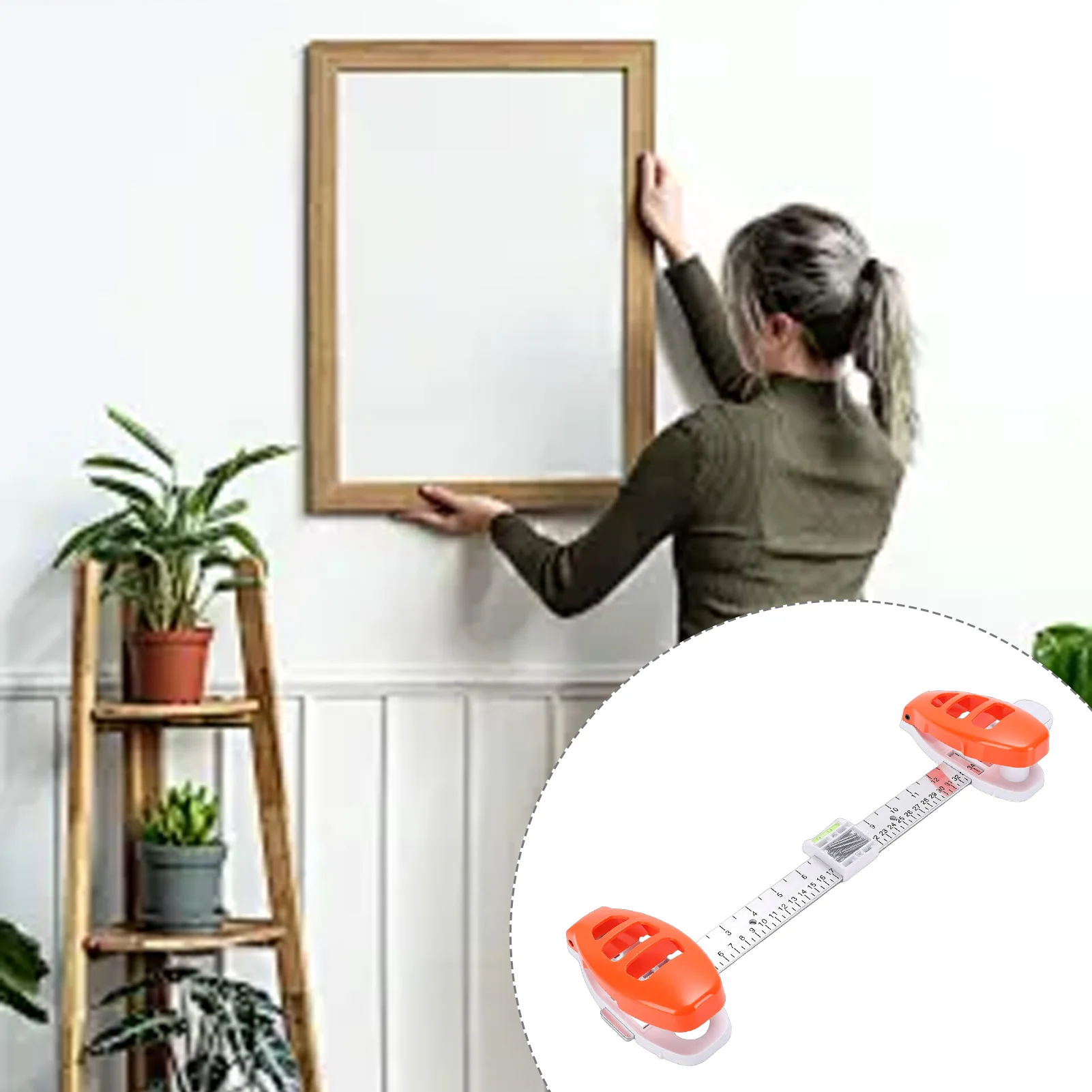 

Инструмент для выравнивания картин, прецизионный уровень-линейка для легкого разметки и позиционирования фоторамок для декора стен