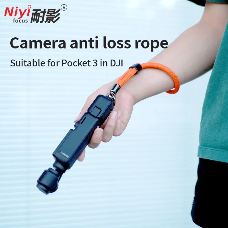 Cordino per tracolla per fotocamera Corda a mano a sgancio rapido per DJI OSMO Pocket 3 Anti-smarrimento con accessori per fotografia con cinturino da polso a vite 1/4