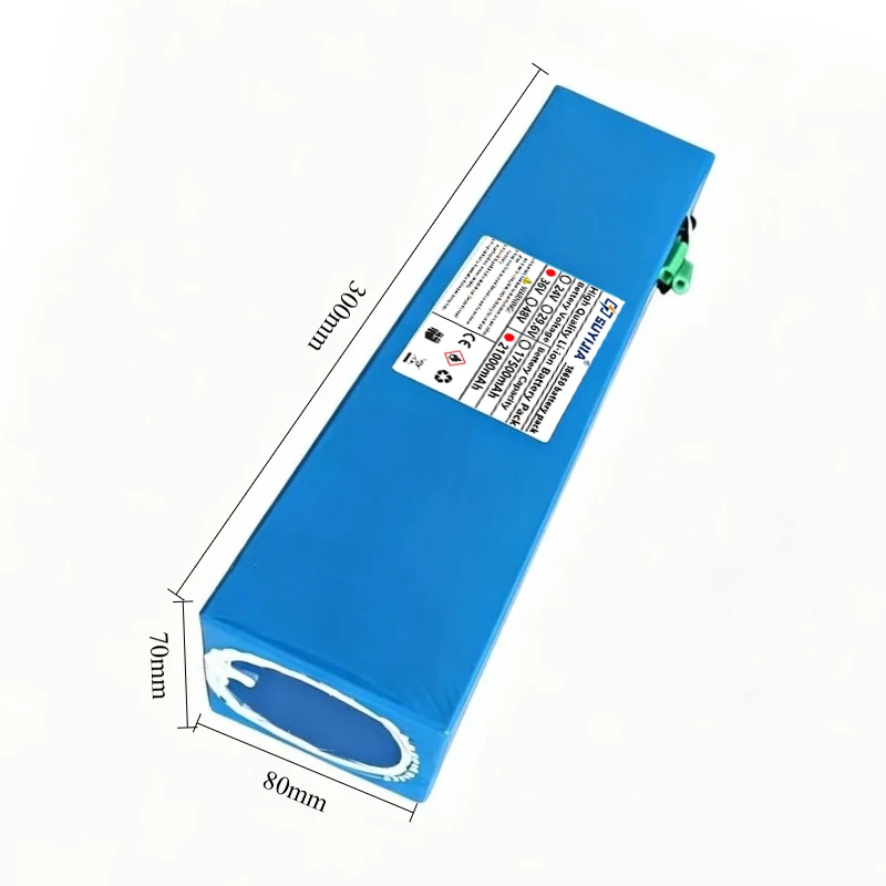 36V 21000mAh 10S6P 18650 Lithium-ion Rechargeable Battery Pack with BMS Electric Scooter Special Battery for Electric Bicycles