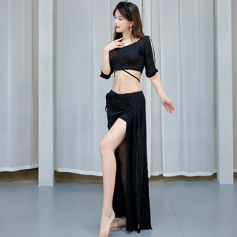 Terno de dança do ventre trajes de dança oriental saia de dança terno iniciantes sexy prática terno feminino desempenho traje
