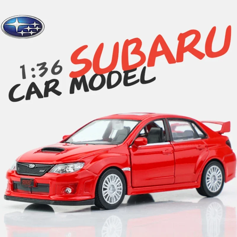 

1:36 Subaru Impreza WRX STI Alloy Racing Car Model Diecasts Simulation Metal Toy Car Model Pull Back