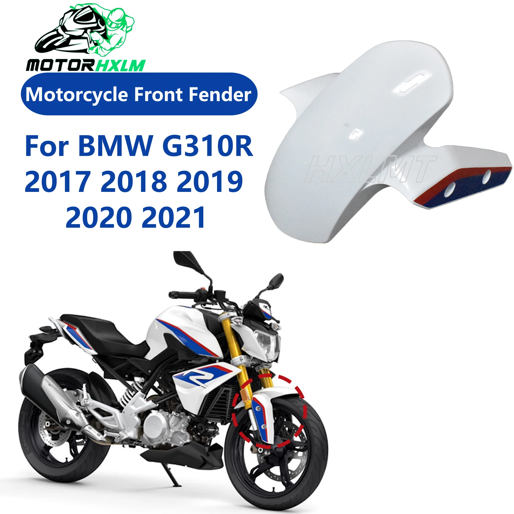 

Motorcycle front fender fairing suitable for BMW G310R 2017 2018 2019 2020 2021 front wheel fender front wheel splash guard