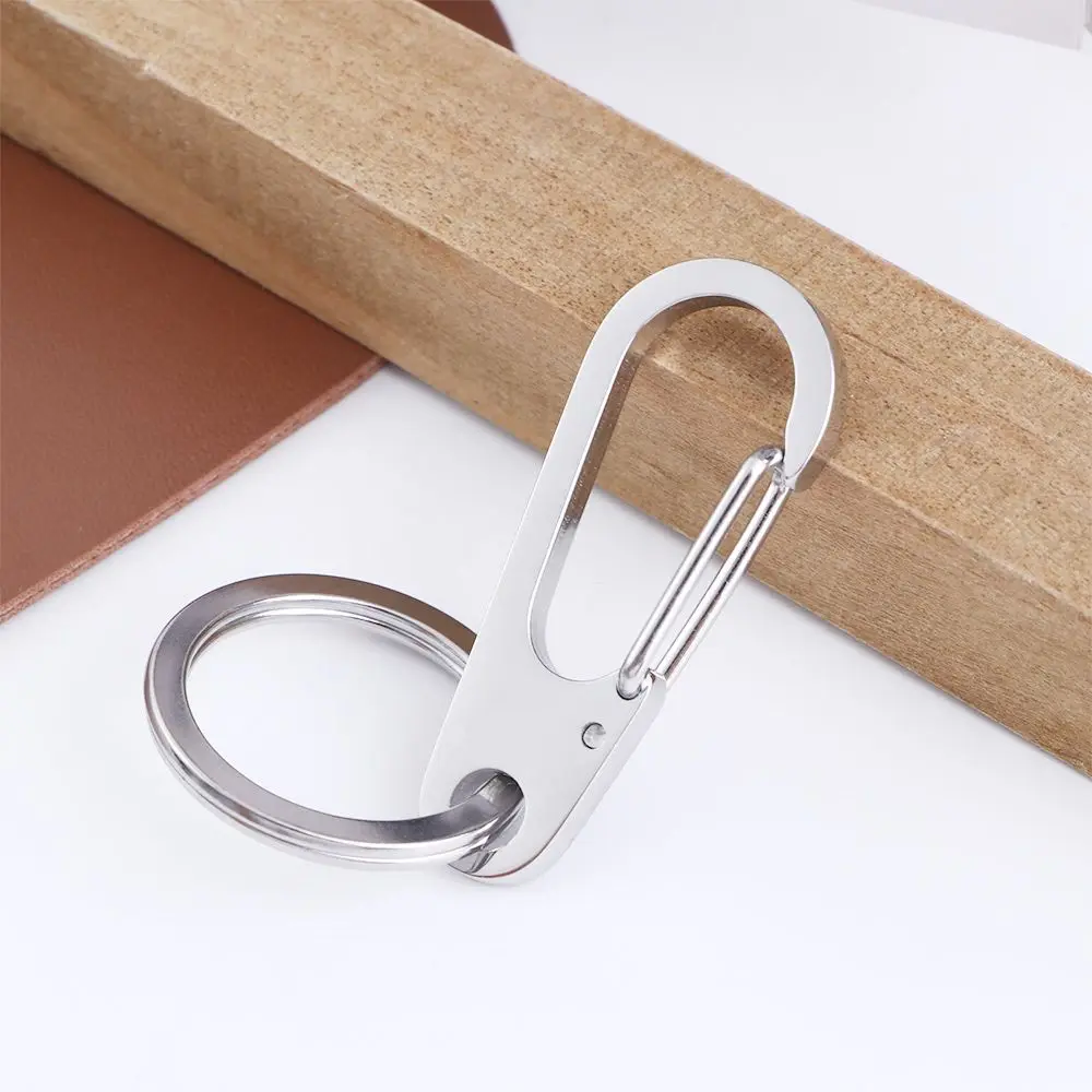 Metal Stainless Steel Anti-lost Multi-function Wrench Keyfob Multifunction Keychain Screwdriver Car Keychain Key Ring Holder