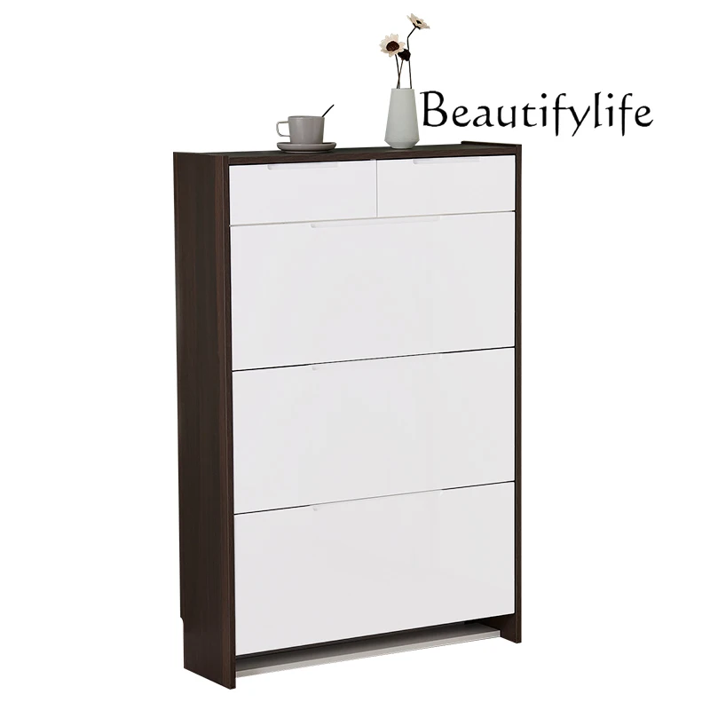 

Light luxury shoe cabinet household simple modern storage designer style high-end new style