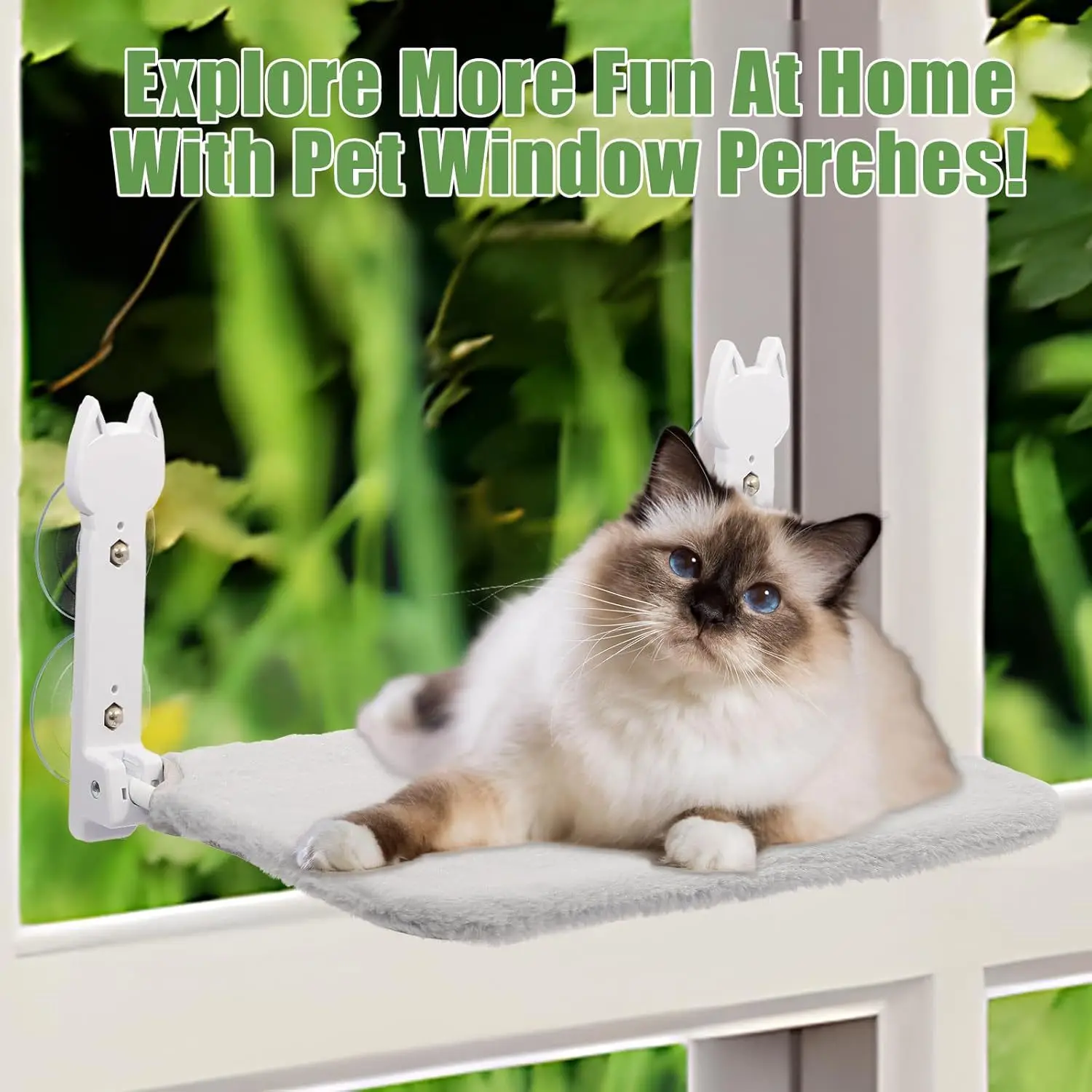 Cat Hammock Window Cat Sun Hanging Bed Balcony Suction Cup Glass Hanging Basket Pet Nest