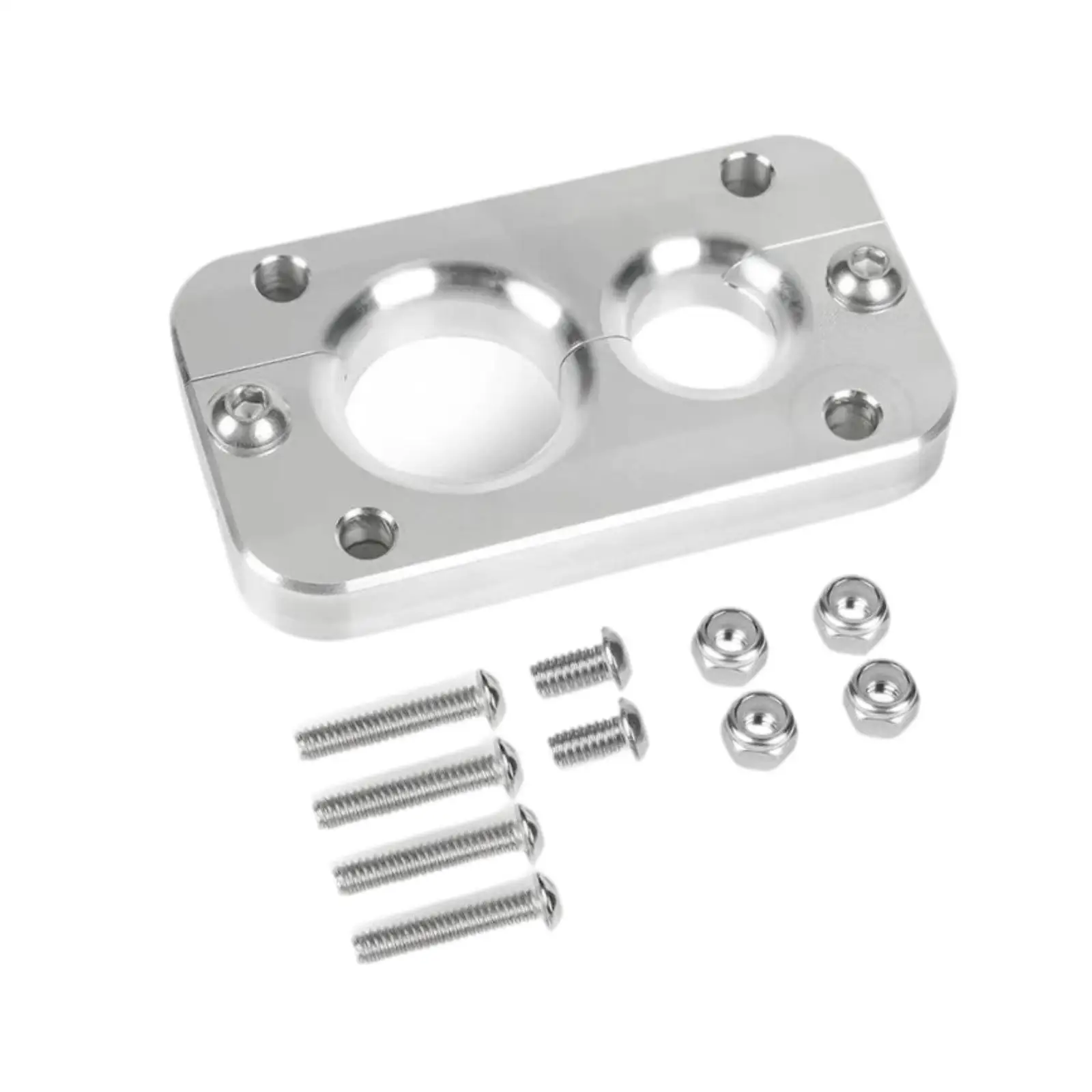 

Firewall Pass Through Silver Bulkhead Harness Connector Kit Universal Wiring Adapter for Vehicle Upgrade
