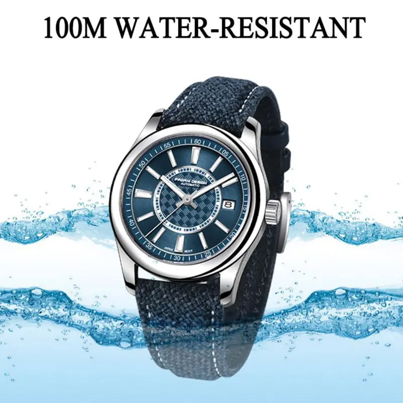 PAGANI DESIGN NH35 ساعة ميكانيكية جديدة 40 مللي متر جلد رجالي ساعة اليد 100 متر مقاوم للماء ساعات أوتوماتيكية للرجال Reloj Hombre 2025