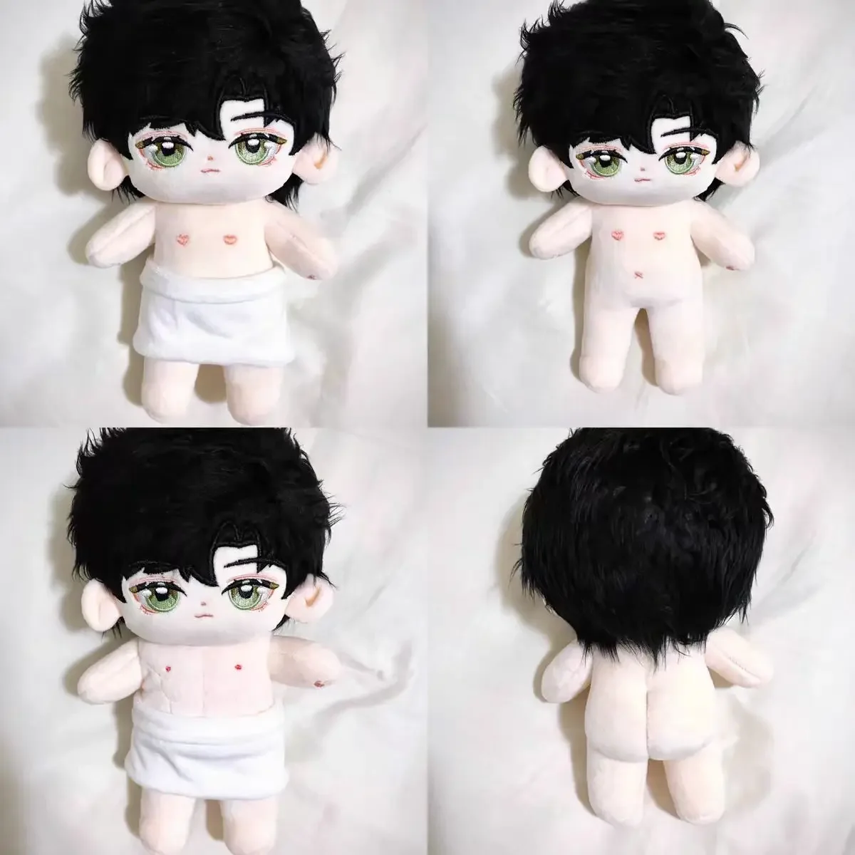 Anime Love and Deepspace Zayne Cosplay Fluffy 20cm Cotton Maumet Cartoon Puppet Naked Baby Costume Accessories Xmas Gift