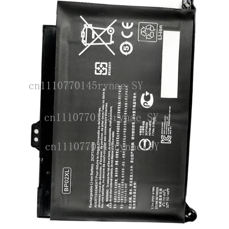 

For HP Pavilion 15 15-AU Laptop BP02XL Battery 849909-850 849569-421 TPN-Q172 TPN-Q175 HSTNN-LB7H
