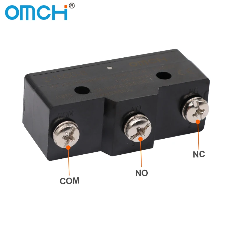 OMCH 1/5/10 قطعة 15A الفضة الاتصال الذاتي إعادة تعيين السفر التبديل Z-15G سلسلة دفع المكبس تشغيل لحظة الحد التبديل #5