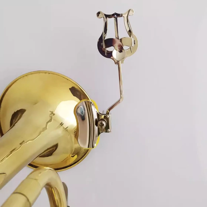 Soporte para Partituras de Trompeta, Soporte Simple para Trompeta de Marcha, Soporte para Principiantes, Accesorios para Instrumentos de Viento Metal