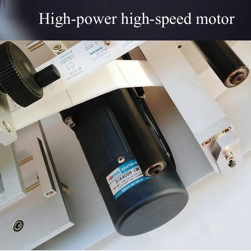 PBOBP Desktop Semi Automatic Flat Surface Sticker Adhesive Square Bottle Labeling Machine Label Applicator