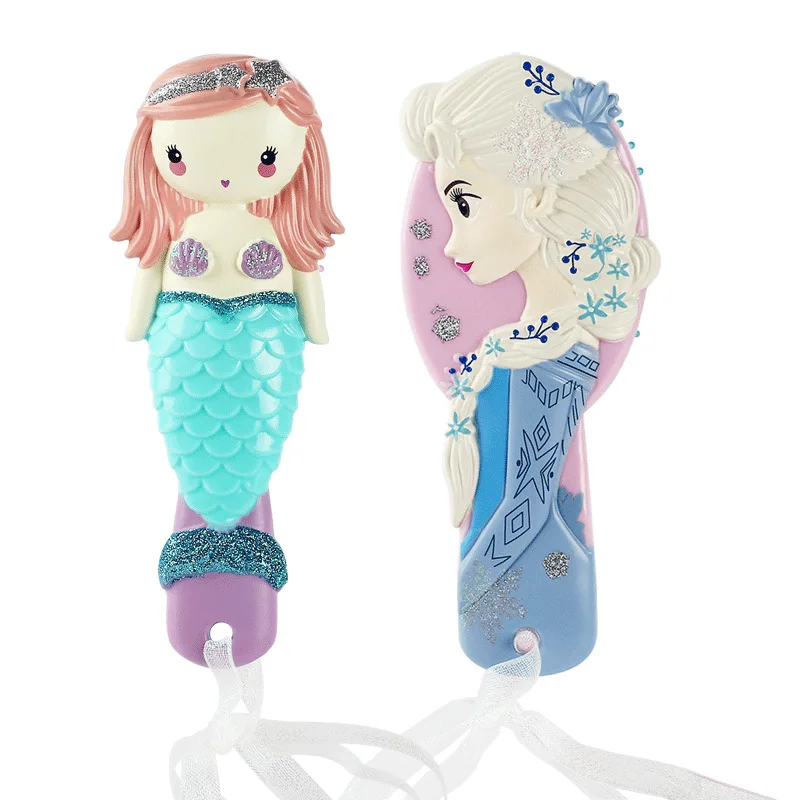 disney Cute Mermaid Hair Comb with Massage Airbag for Kids and Adults - Wholesale Directly from Manufacturer