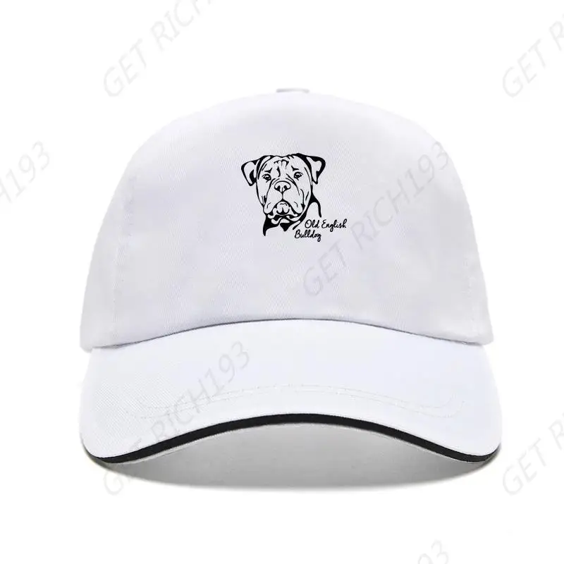 

Hat Men Bill Hat Fashion Style Baseball Cap Old English Bulldog Portrait Hund Hunde Wilsigns Wonder Graphic Base