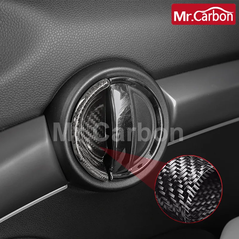 

Car Door Inner Handle Wrist Sticker Carbon Fiber Decorative Cover For M Coope r S F 54 F 55 F 56 F 57 F 60 Interior Accessories