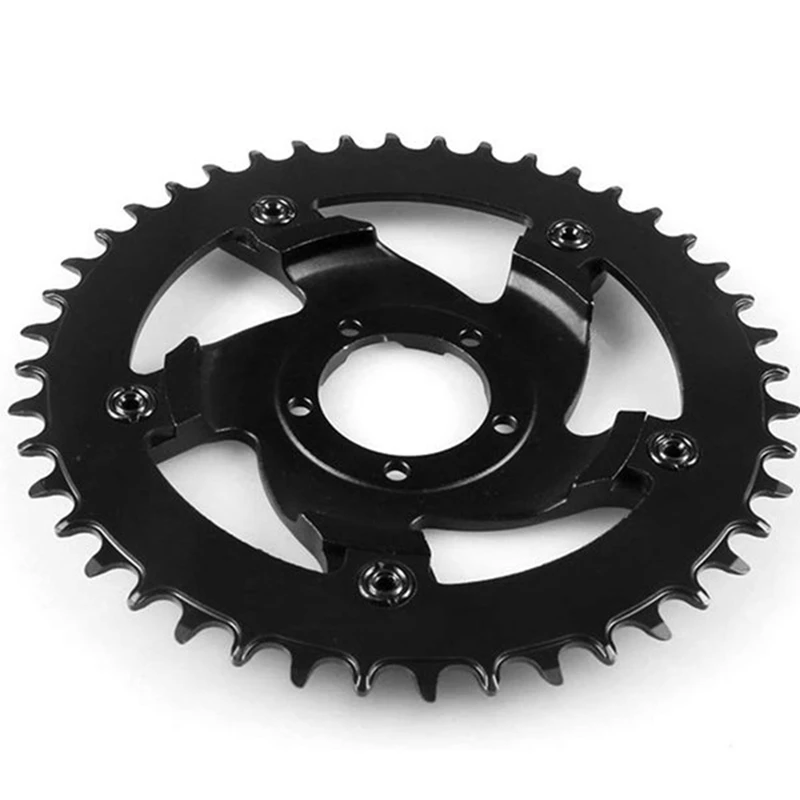 1 Piece 44T 1000W Chainwheel Replacement Accessories For BAFANG Mid Drive Motor BBSHD/BBS03 Electric Bike Wheel Crankset