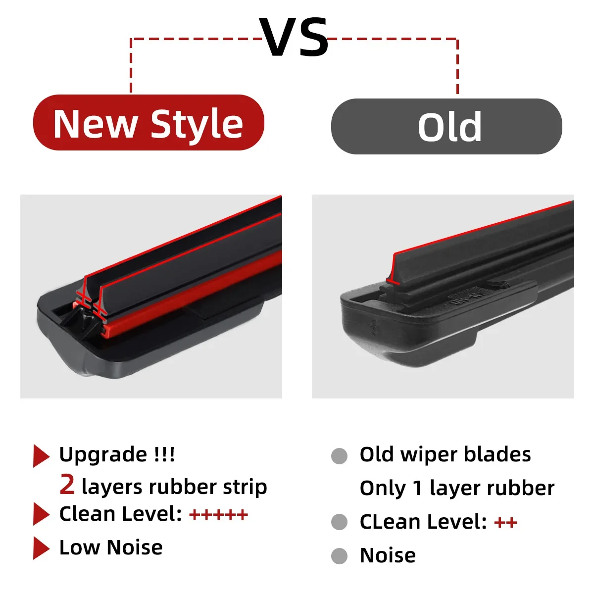 Double Rubber Car Wiper Blades for 2014-2020 Mazda 3 Axela Hatchback Front Rear Windscreen Wipers Accessories 2018 2019 2020