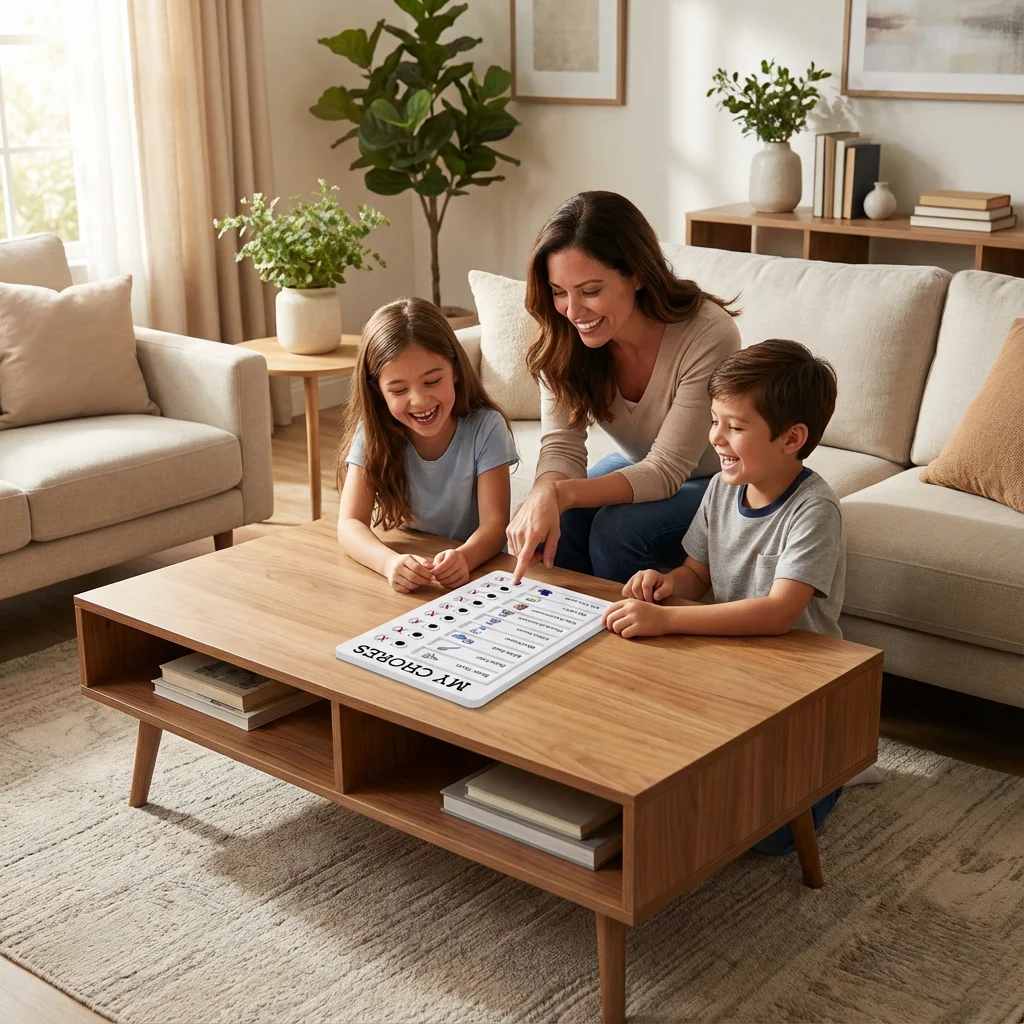 Work & Study Habit Tracker Punch Board, Magnetic & Dry Erase. 20x12x1cm, Reusable, for Planning, Organizing