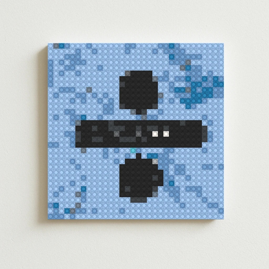 

Ed Sheeran ÷ (Deluxe) Album Cover MOC Pixel Art Bricks Set Pop Music Lover Home Wall Hanging Decor DIY Gift