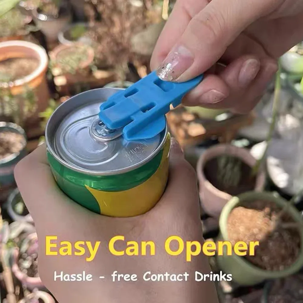 6/12/24pcs Multi Colored Beverage Can Opener Protective Lid Always on And Off Suitable For Parties Barbecue BBQ Beach
