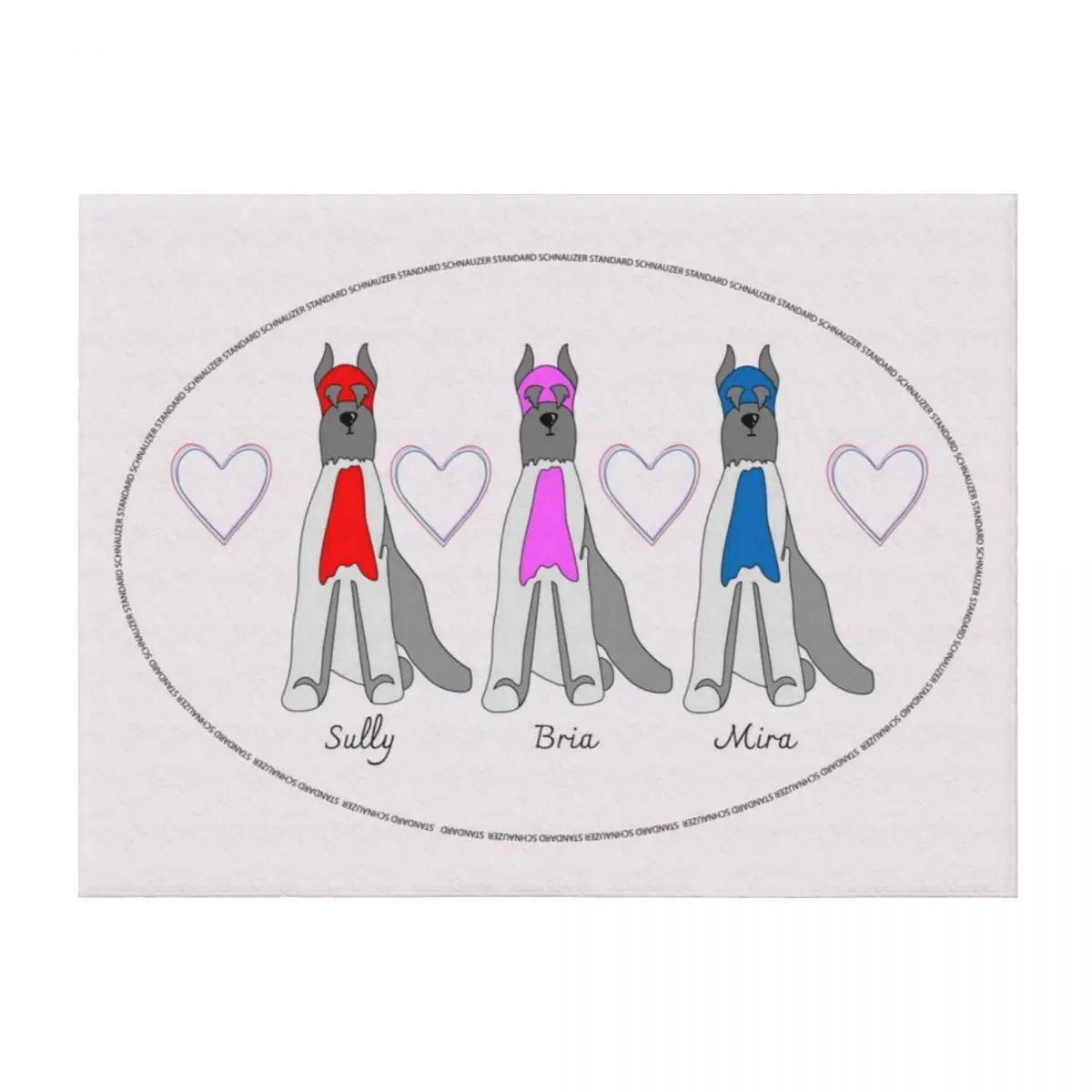 

Julie's dogs Throw Blanket Custom decorative Luxury St Decorative Throw Blankets