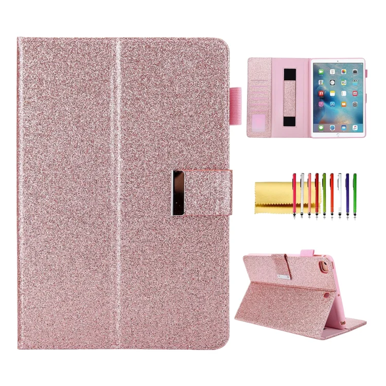 Cover Cover voor iPad Mini 6 2021 Afsluitbare glitterportemonnee Roze cover Tablet 8 Case Accessoires iPad Mini Case Case met flip-cover Roze Case Case Case met zakken