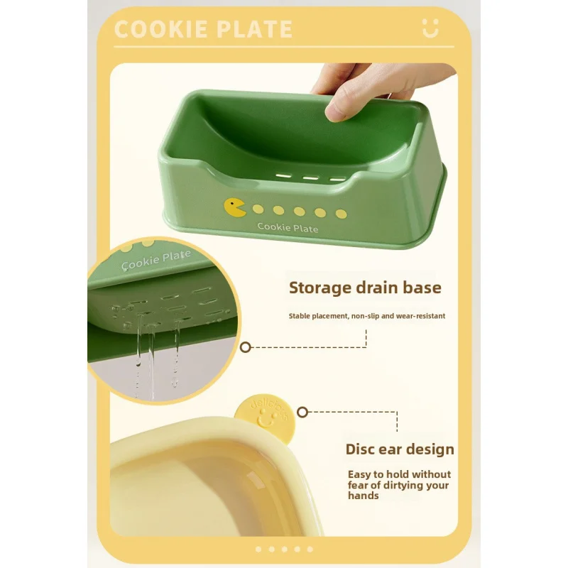 Bone Disc Table Bone Spitter Disc Trash Disc Cute Plastic Snack Plate