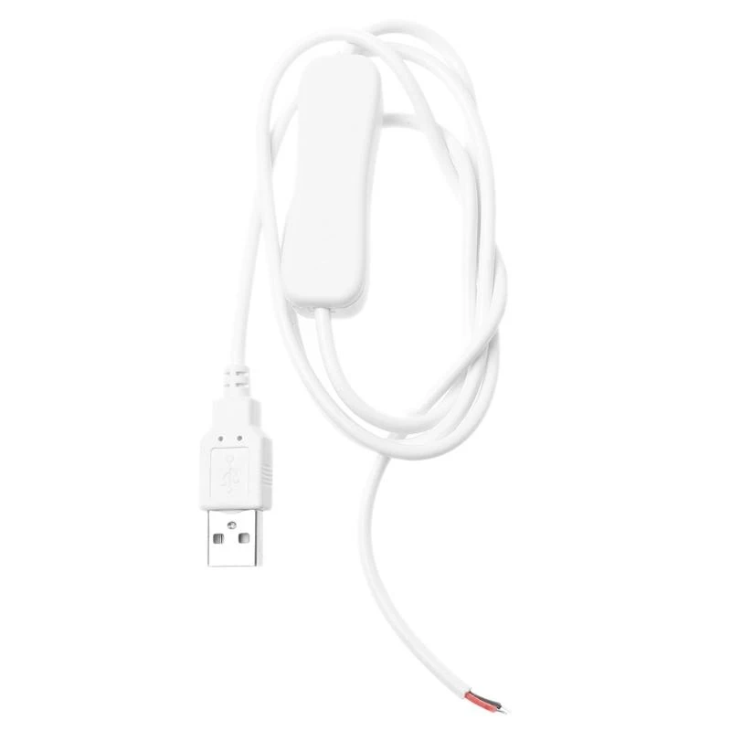 

A52B 1PC USB до 2PIN 2 проводной кабель, 3,3 -футовый шнур для зарядного устройства USB 2.0.